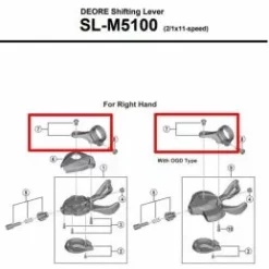 Shimano Abrazadera Mando Deore SL-M5100