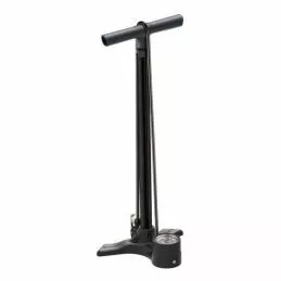 Lezyne Macro Floor Drive Negro Mate Dual Valve 2 Lezyne Macro Floor Drive Negro Mate Dual Valve - Imagen 2