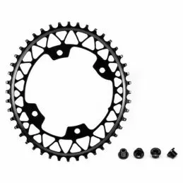 Absolute Black Oval Gravel 1x BCD 110/4 2 Absolute Black Oval Gravel 1x BCD 110/4 - Imagen 2