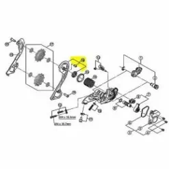 Shimano Portapoleas Exterior XT RD-M786-GS