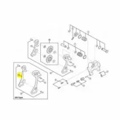 Shimano Portapoleas Ultegra 6800/6870 GS